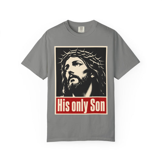 His Only Son T-Shirt — Vintage Jesus Graphic Christian Tee