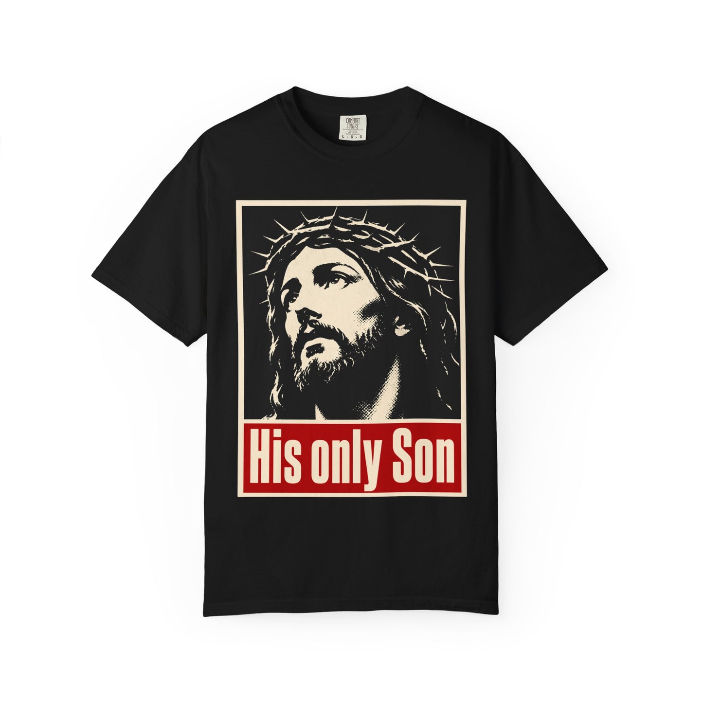 His Only Son T-Shirt — Vintage Jesus Graphic Christian Tee