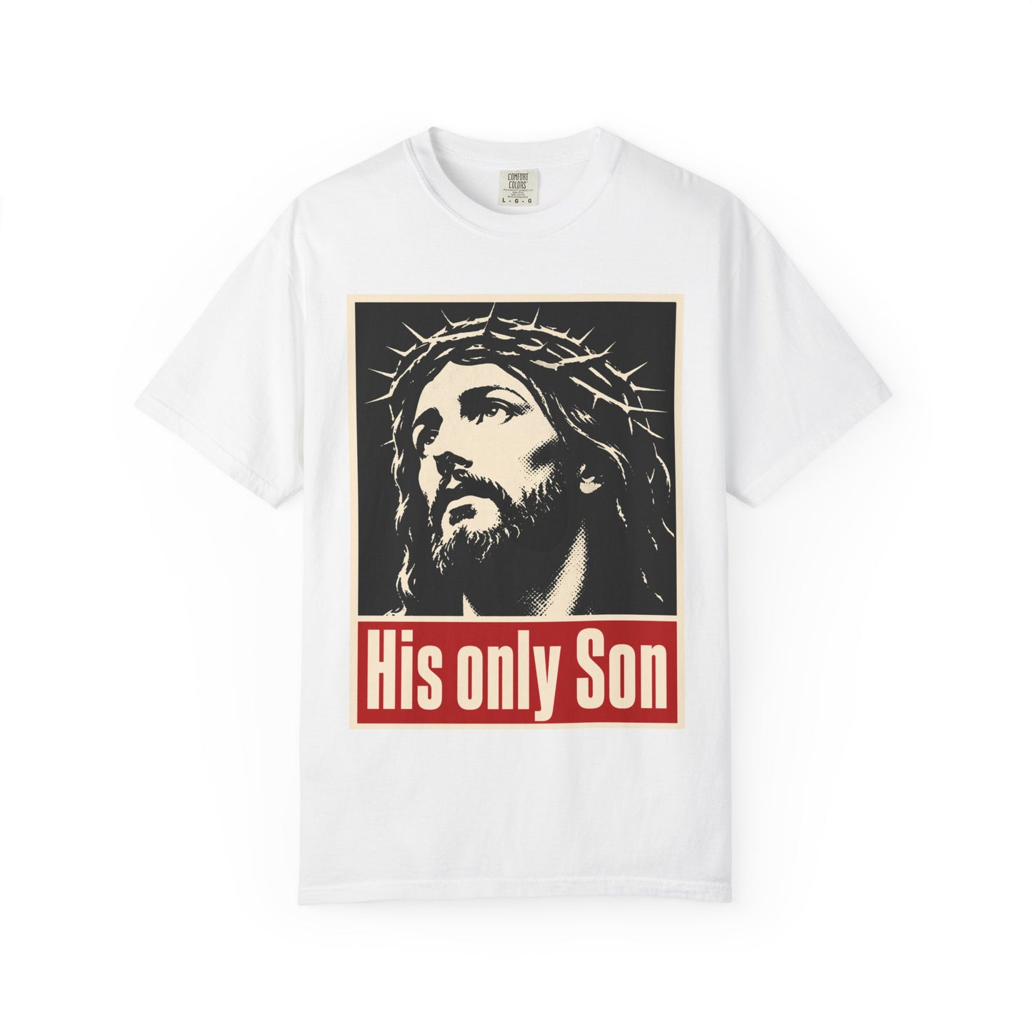 His Only Son T-Shirt — Vintage Jesus Graphic Christian Tee